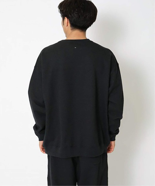Snow Peak（スノーピーク）の「SNOWPEAK / スノーピーク Recycled Cotton クルーネックスウェット（スウェット・メンズ・ブラック/アイボリー・MEDIUM/LARGE）」の5枚目の写真