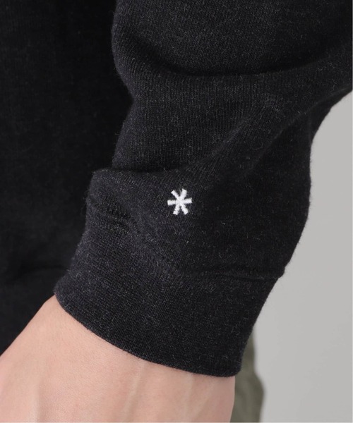 Snow Peak（スノーピーク）の「SNOWPEAK / スノーピーク Recycled Cotton クルーネックスウェット（スウェット・メンズ・ブラック/アイボリー・MEDIUM/LARGE）」の9枚目の写真