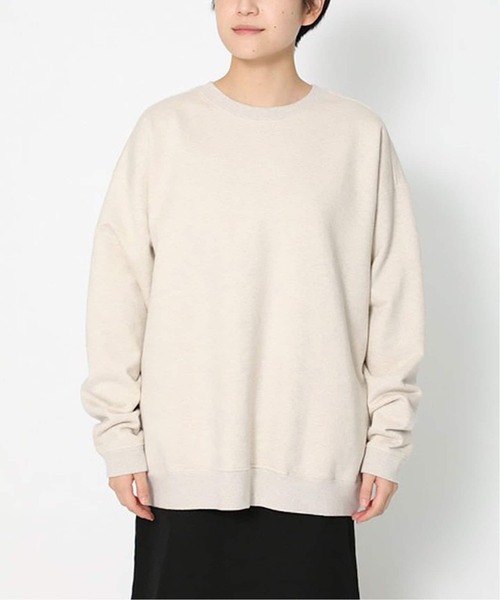 Snow Peak（スノーピーク）の「SNOWPEAK / スノーピーク Recycled Cotton クルーネックスウェット（スウェット・メンズ・ブラック/アイボリー・MEDIUM/LARGE）」の11枚目の写真