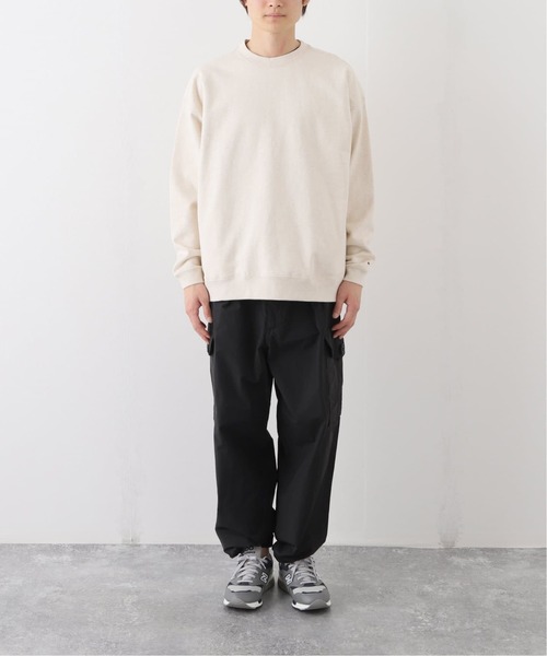 Snow Peak（スノーピーク）の「SNOWPEAK / スノーピーク Recycled Cotton クルーネックスウェット（スウェット・メンズ・ブラック/アイボリー・MEDIUM/LARGE）」の12枚目の写真