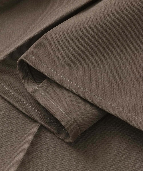 KBF(ケイビーエフ)の「レイヤードドロストプリーツワンピース(ワンピース・レディース・ベージュ/ブラック/カーキ・ONE)」の10枚目の写真