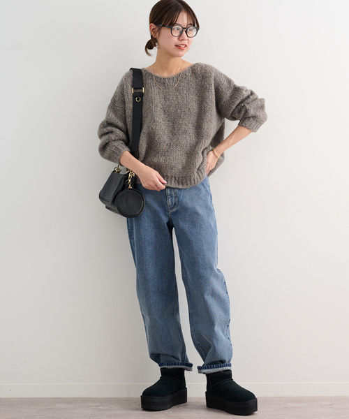 TRICOTS JEAN MARC（トリコットジーンマルク）の「《追加》【TRICOTS JEANMARC/トリコ・ジャンマルク】 ニットプルオーバー（ニット/セーター・レディース・ライトグレー/ベージュ系その他/グレー/ブルー/イエロー・FREE）」の6枚目の写真