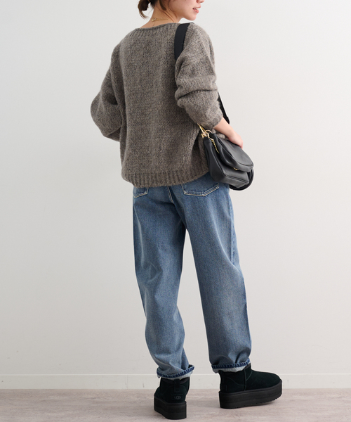 TRICOTS JEAN MARC（トリコットジーンマルク）の「《追加》【TRICOTS JEANMARC/トリコ・ジャンマルク】 ニットプルオーバー（ニット/セーター・レディース・ライトグレー/ベージュ系その他/グレー/ブルー/イエロー・FREE）」の7枚目の写真