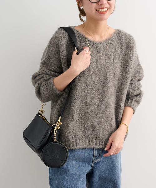 TRICOTS JEAN MARC（トリコットジーンマルク）の「《追加》【TRICOTS JEANMARC/トリコ・ジャンマルク】 ニットプルオーバー（ニット/セーター・レディース・ライトグレー/ベージュ系その他/グレー/ブルー/イエロー・FREE）」の9枚目の写真