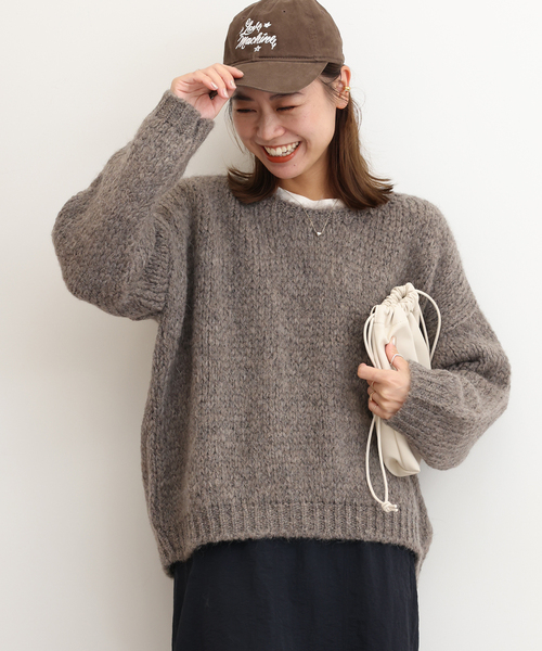 TRICOTS JEAN MARC（トリコットジーンマルク）の「《追加》【TRICOTS JEANMARC/トリコ・ジャンマルク】 ニットプルオーバー（ニット/セーター・レディース・ライトグレー/ベージュ系その他/グレー/ブルー/イエロー・FREE）」の14枚目の写真