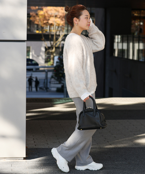 TRICOTS JEAN MARC（トリコットジーンマルク）の「《追加》【TRICOTS JEANMARC/トリコ・ジャンマルク】 ニットプルオーバー（ニット/セーター・レディース・ライトグレー/ベージュ系その他/グレー/ブルー/イエロー・FREE）」の18枚目の写真