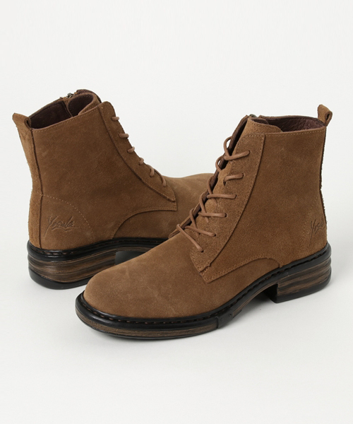 YOSUKE（ヨースケ）の「「YOSUKE/ヨースケ」レースアップレザーショートブーツ（ブーツ・レディース・ダークブラウン/ブラウン系その他/ブラック/キャメル/オリーブ/ホワイト/ワイン/イエロー系その他/ブラウン系その他2・22.5/24.5/23/24/23.5）」の8枚目の写真