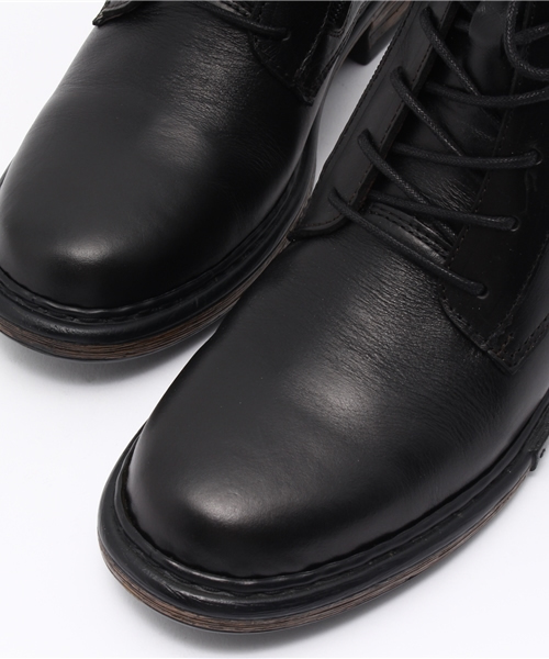 YOSUKE（ヨースケ）の「「YOSUKE/ヨースケ」レースアップレザーショートブーツ（ブーツ・レディース・ダークブラウン/ブラウン系その他/ブラック/キャメル/オリーブ/ホワイト/ワイン/イエロー系その他/ブラウン系その他2・22.5/24.5/23/24/23.5）」の14枚目の写真