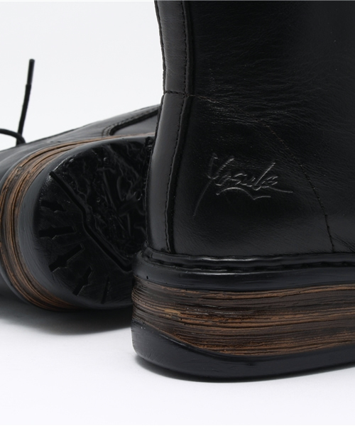 YOSUKE（ヨースケ）の「「YOSUKE/ヨースケ」レースアップレザーショートブーツ（ブーツ・レディース・ダークブラウン/ブラウン系その他/ブラック/キャメル/オリーブ/ホワイト/ワイン/イエロー系その他/ブラウン系その他2・22.5/24.5/23/24/23.5）」の17枚目の写真