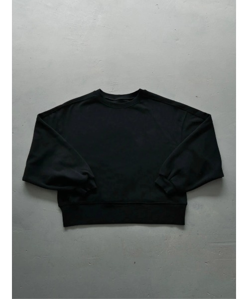 TRUNC(トランクエイティーエイト)の「Volume Sleeve Simple Pullover(スウェット・レディース・ブラック/アイボリー・FREE)」の12枚目の写真
