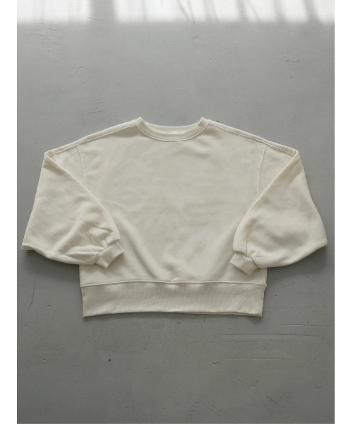 TRUNC(トランクエイティーエイト)の「Volume Sleeve Simple Pullover(スウェット・レディース・ブラック/アイボリー・FREE)」の13枚目の写真