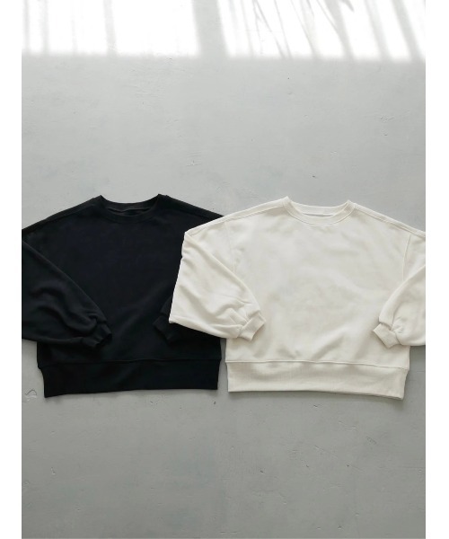 TRUNC(トランクエイティーエイト)の「Volume Sleeve Simple Pullover(スウェット・レディース・ブラック/アイボリー・FREE)」の17枚目の写真