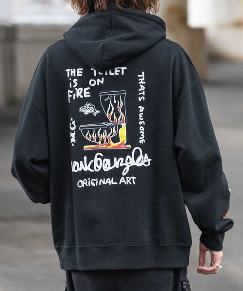 Mark Gonzales(マーク・ゴンザレス)の「【ba】JOHN'S CLOSET別注 〔MARK GONZALES ARTWORK COLLECTION / マーク ゴンザレス〕アソートアート プリント ビッグシルエット パーカー(パーカー・メンズ・ホワイト系1/ホワイト系2/ブラック系1/ブラック系2/ライトグレー系1/ライトグレー系2・MEDIUM/LARGE)」の3枚目の写真