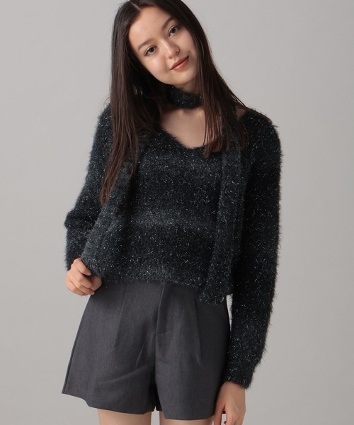 FOREVER 21(フォーエバー トゥエンティーワン)の「【2024FW】ボウタイ付きグラデラメニットプルオーバー(ニット/セーター・レディース・ブラック/ブラウン/グレー・FREE)」の17枚目の写真