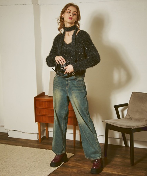 FOREVER 21(フォーエバー トゥエンティーワン)の「【2024FW】ボウタイ付きグラデラメニットプルオーバー(ニット/セーター・レディース・ブラック/ブラウン/グレー・FREE)」の8枚目の写真