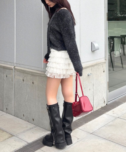 FOREVER 21(フォーエバー トゥエンティーワン)の「【2024FW】ボウタイ付きグラデラメニットプルオーバー(ニット/セーター・レディース・ブラック/ブラウン/グレー・FREE)」の21枚目の写真