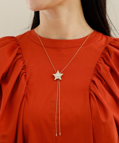 JewCas Stellaゴールド×シルバー スターコンビ配色ネックレス[JC4800]（ネックレス）｜JewCas（ジュアキャス）