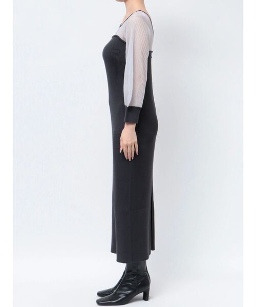 【セール】ドッキングベアニットワンピース（ワンピース）｜LAGUNAMOON（ラグナムーン）