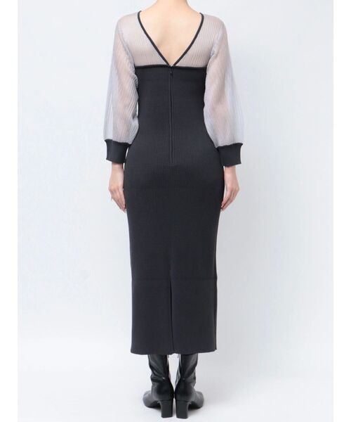 【セール】ドッキングベアニットワンピース（ワンピース）｜LAGUNAMOON（ラグナムーン）