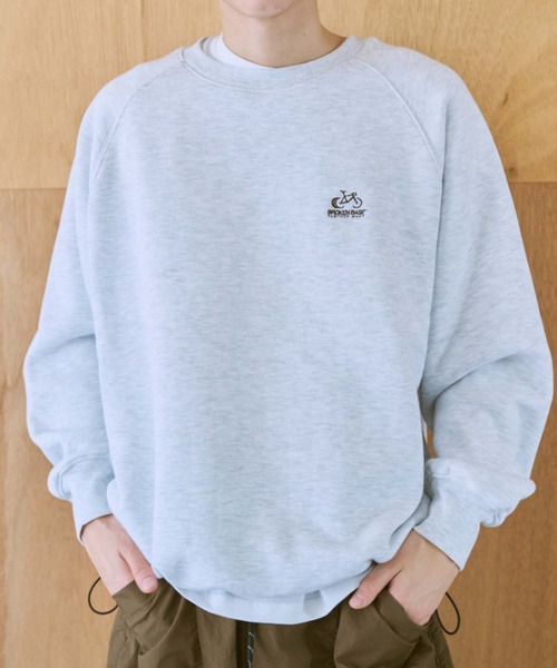 BROKEN BASE（ブロークンベース）の「アソート柄ドローコードスウェット（スウェット・メンズ・グレー/ブラック/ブルー系その他2/グレー系その他/オートミール/ネイビー/ブルー系その他/レッド/ベージュ系その他/ベージュ系その他2/ブラック系1・SMALL/MEDIUM/LARGE）」の13枚目の写真