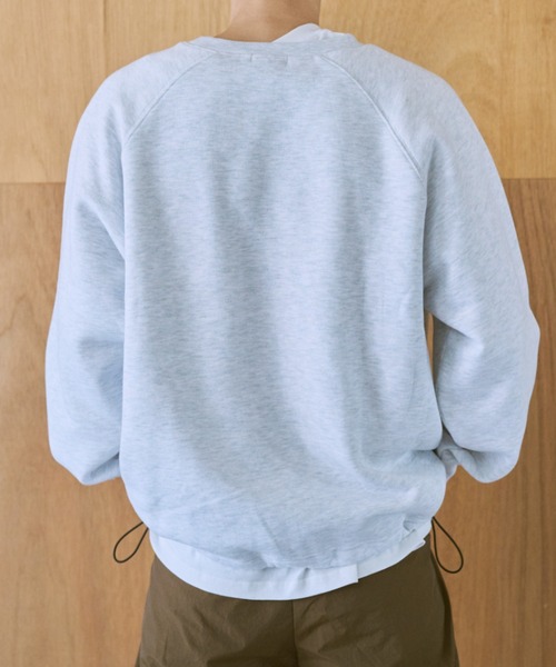 BROKEN BASE（ブロークンベース）の「アソート柄ドローコードスウェット（スウェット・メンズ・グレー/ブラック/ブルー系その他2/グレー系その他/オートミール/ネイビー/ブルー系その他/レッド/ベージュ系その他/ベージュ系その他2/ブラック系1・SMALL/MEDIUM/LARGE）」の15枚目の写真