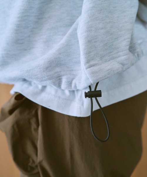 BROKEN BASE（ブロークンベース）の「アソート柄ドローコードスウェット（スウェット・メンズ・グレー/ブラック/ブルー系その他2/グレー系その他/オートミール/ネイビー/ブルー系その他/レッド/ベージュ系その他/ベージュ系その他2/ブラック系1・SMALL/MEDIUM/LARGE）」の16枚目の写真