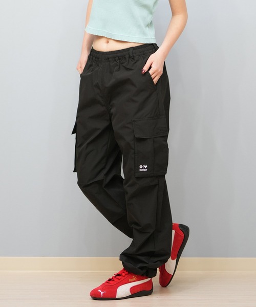 DIESEL 23SS P-Staind ナイロンカーゴパンツ P-STAIND パンツナイロンビッグポケット｜ブラック｜メンズ｜DIESEL