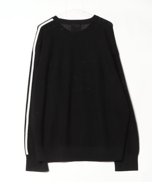 Y-3（ワイスリー）の「U GFX KNIT CREW（ニット/セーター・メンズ・ブラック・X-LARGE/LARGE/MEDIUM/SMALL/X-SMALL/XX-SMALL/XX-LARGE）」の6枚目の写真