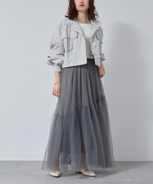 COLONY 2139(コロニートゥーワンスリーナイン)の「ショートミリタリーブルゾン(ブルゾン・レディース・ブラック/カーキ/グレー・FREE)」の19枚目の写真