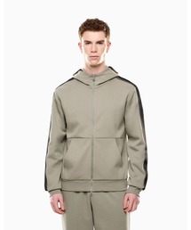 【エンポリオ アルマーニ EA7】Logo Series フード付きスウェットシャツ コットンジャージー