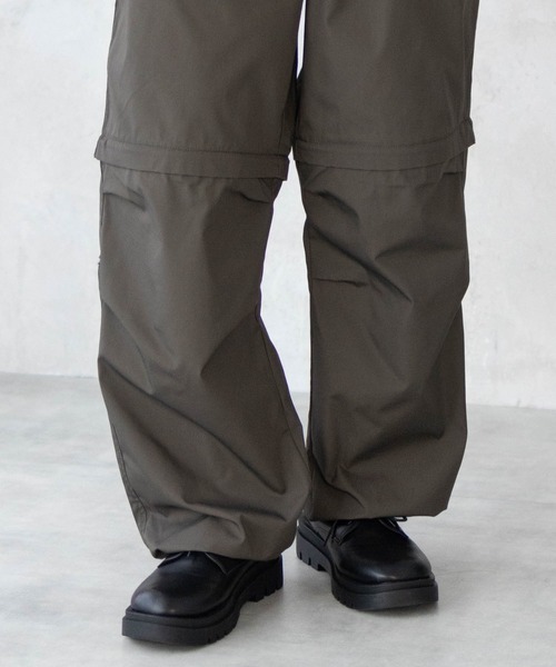 NAVY(ネイビー)の「2WAY CONVERTIBLE 2WAY PANTS/ハーフパンツ/イージーパンツ(その他パンツ・メンズ・カーキ系/ブラック・XL/L/M)」の8枚目の写真