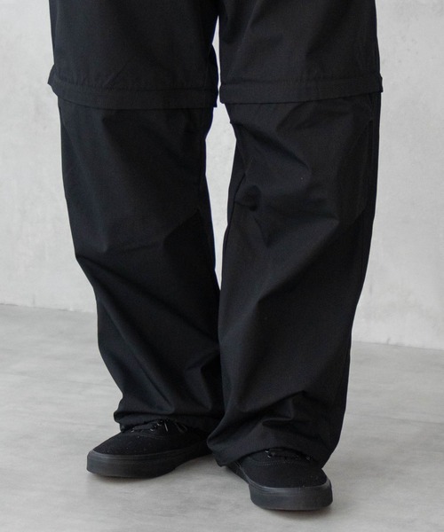 NAVY(ネイビー)の「2WAY CONVERTIBLE 2WAY PANTS/ハーフパンツ/イージーパンツ(その他パンツ・メンズ・カーキ系/ブラック・XL/L/M)」の16枚目の写真