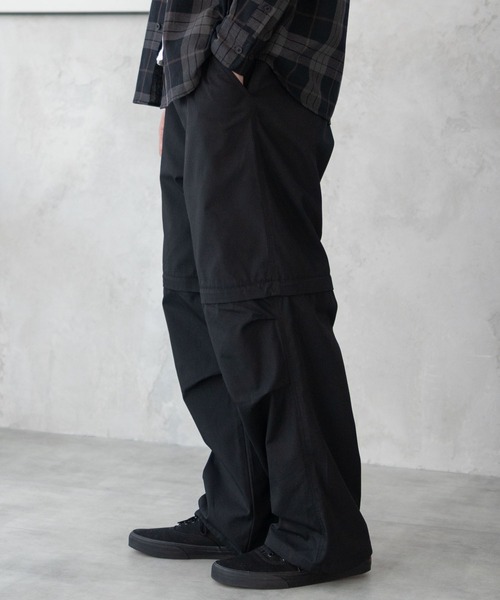 NAVY(ネイビー)の「2WAY CONVERTIBLE 2WAY PANTS/ハーフパンツ/イージーパンツ(その他パンツ・メンズ・カーキ系/ブラック・XL/L/M)」の14枚目の写真