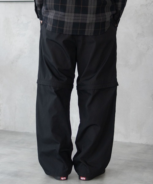 NAVY(ネイビー)の「2WAY CONVERTIBLE 2WAY PANTS/ハーフパンツ/イージーパンツ(その他パンツ・メンズ・カーキ系/ブラック・XL/L/M)」の15枚目の写真