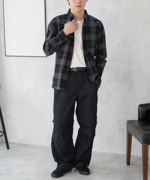 NAVY(ネイビー)の「2WAY CONVERTIBLE 2WAY PANTS/ハーフパンツ/イージーパンツ(その他パンツ・メンズ・カーキ系/ブラック・XL/L/M)」の11枚目の写真
