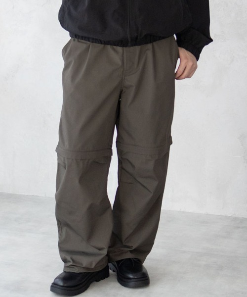 NAVY(ネイビー)の「2WAY CONVERTIBLE 2WAY PANTS/ハーフパンツ/イージーパンツ(その他パンツ・メンズ・カーキ系/ブラック・XL/L/M)」の4枚目の写真