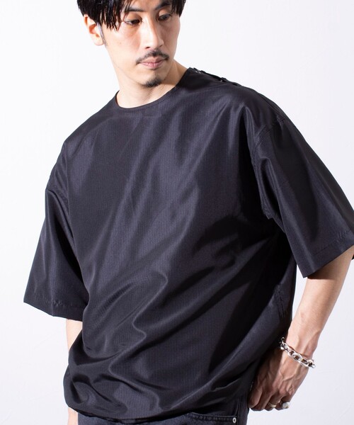 TAION（タイオン）の「【TAION/タイオン】GLOSTER別注 ミリタリー Ripstop 半袖Tシャツ（Tシャツ/カットソー・メンズ・セージグリーン/ブラック/ネイビー・XL/L/M）」の5枚目の写真