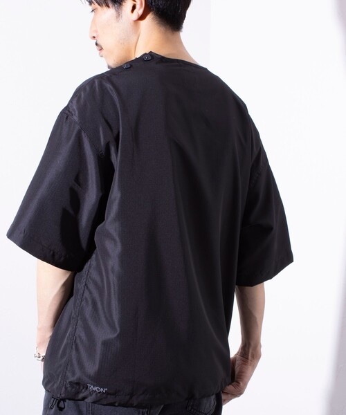 TAION（タイオン）の「【TAION/タイオン】GLOSTER別注 ミリタリー Ripstop 半袖Tシャツ（Tシャツ/カットソー・メンズ・セージグリーン/ブラック/ネイビー・XL/L/M）」の6枚目の写真