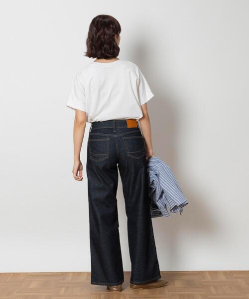 SOMETHING(サムシング)の「SOMETHING(サムシング)【レディース】「LISA」セミワイド(デニムパンツ・レディース・ノンウォッシュ・26inch/27inch/28inch/29inch/30inch/25inch)」の22枚目の写真