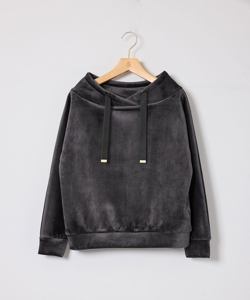 ロペピクニック（ROPE’ PICNIC）/【emur/エミュール】リブベロアプルオーバー emur/エミュール】リブベロアプルオーバー（Tシャツ/カットソー