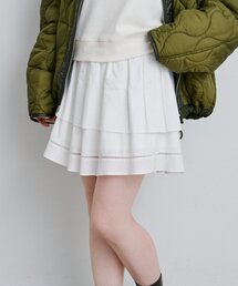 Kastane | 【1.11(土)12:00発売】コットンフリルミニスカート(スカート)