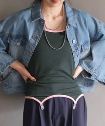 AKTE（アクテ）の「ガータータンクトップ（タンクトップ）」