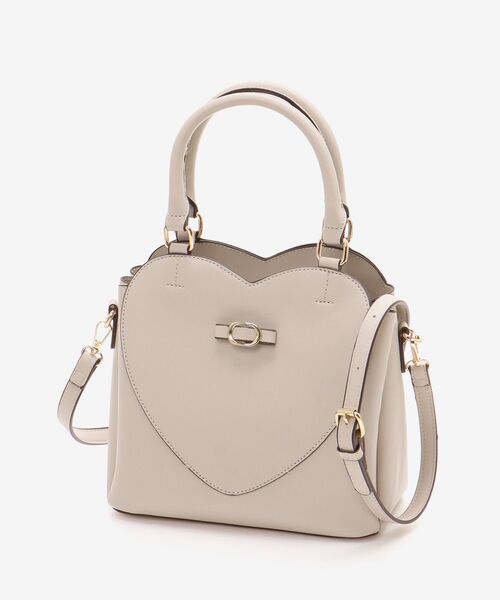 MAJESTIC LEGON（マジェスティックレゴン）の「ハートリボンショルダーバッグ（ショルダーバッグ・レディース・ブラック/レッド/グレイッシュベージュ・FREE）」の17枚目の写真