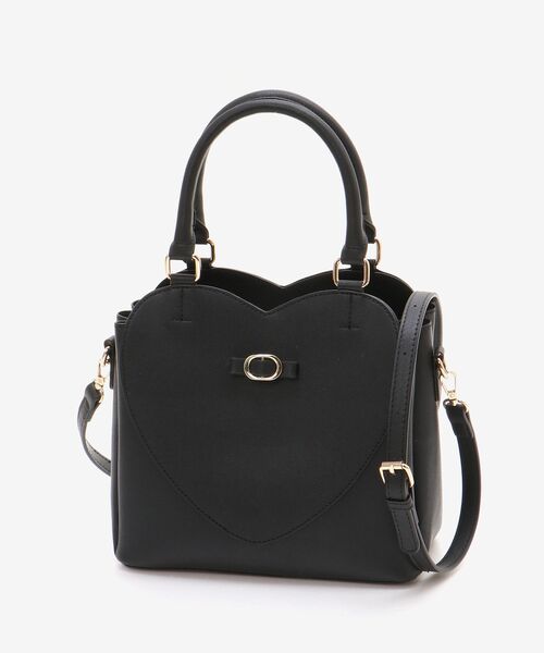 MAJESTIC LEGON（マジェスティックレゴン）の「ハートリボンショルダーバッグ（ショルダーバッグ・レディース・ブラック/レッド/グレイッシュベージュ・FREE）」の19枚目の写真