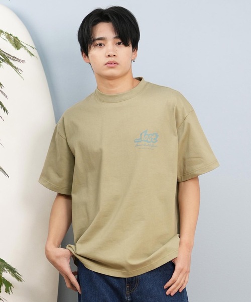 lost(ロスト)の「lost/ロスト 半袖Tシャツ/半袖Tee ボックスロゴ バンダナ ユニセックス L25S-2102(Tシャツ/カットソー・メンズ・ブラック/ホワイト/グレイッシュベージュ・M/L/XL)」の18枚目の写真