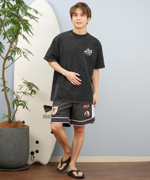 lost(ロスト)の「lost/ロスト 半袖Tシャツ/半袖Tee ボックスロゴ バンダナ ユニセックス L25S-2102(Tシャツ/カットソー・メンズ・ブラック/ホワイト/グレイッシュベージュ・M/L/XL)」の15枚目の写真