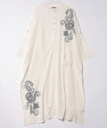チャイハネ | 【チャイハネ】メンヘンディ刺繍ワンピース(ワンピース)