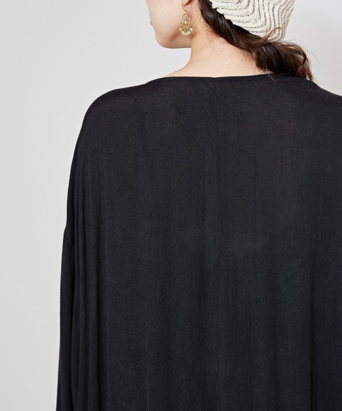 チャイハネ（チャイハネ）の「【チャイハネ】メンヘンディ刺繍ワンピース（ワンピース・レディース・ベージュ/ホワイト/ブラック・FREE）」の10枚目の写真