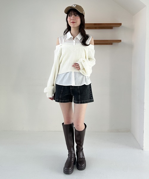 On グラデーションショートパンツ SIMPLEカラー ストレッチショートパンツ[品番：MKSW0057033