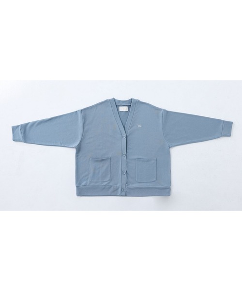 n'OrLABEL（ノアールレーベル）の「『スウェットロゴカーディガン』（カーディガン/ボレロ・レディース・チャコール/アイボリー/ブルー・FREE）」の15枚目の写真